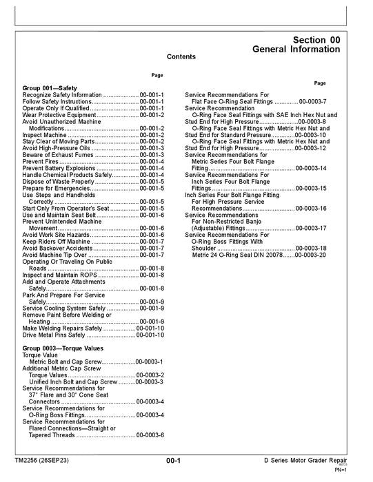 JOHN DEERE 670D 672D 770D 772D 870D 872D GRADER REPAIR SERVICE MANUAL + !BONUS!