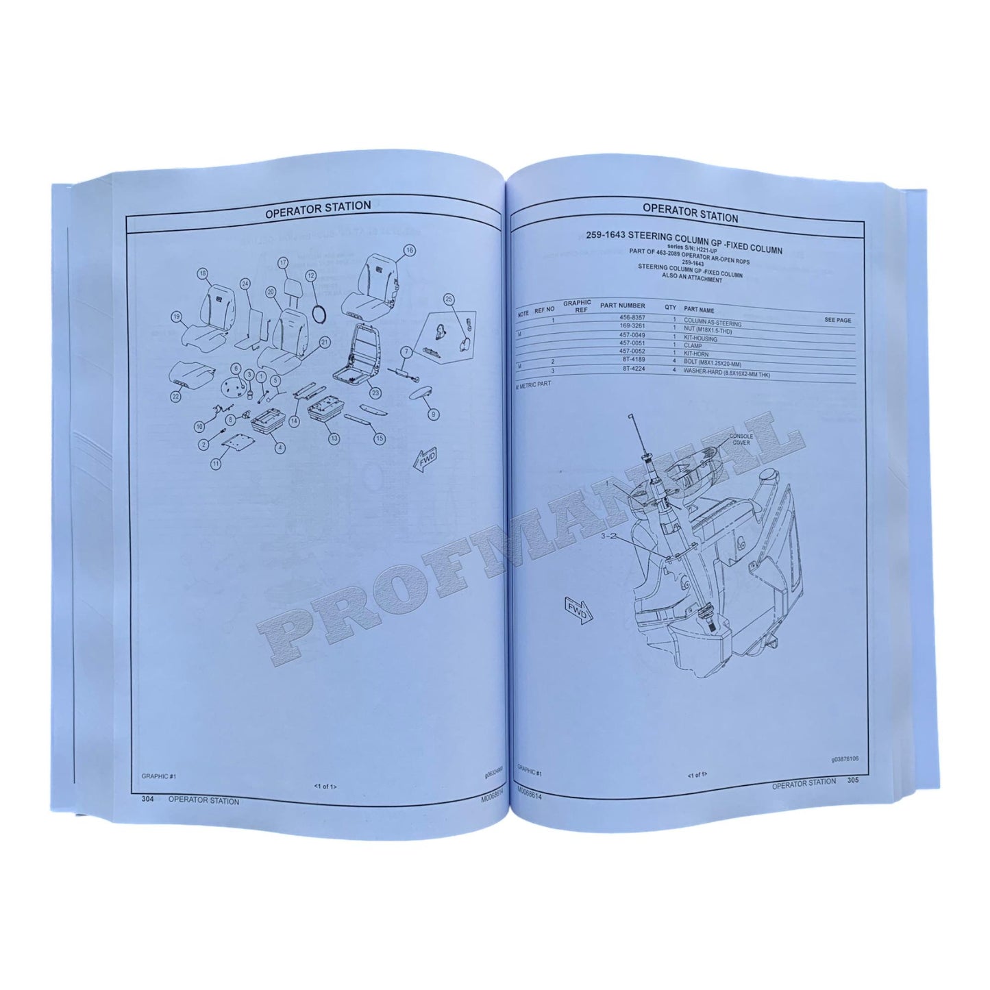 Ersatzteilkatalog für den kompakten Radlader Caterpillar Cat 910M, Handbuch M0068614