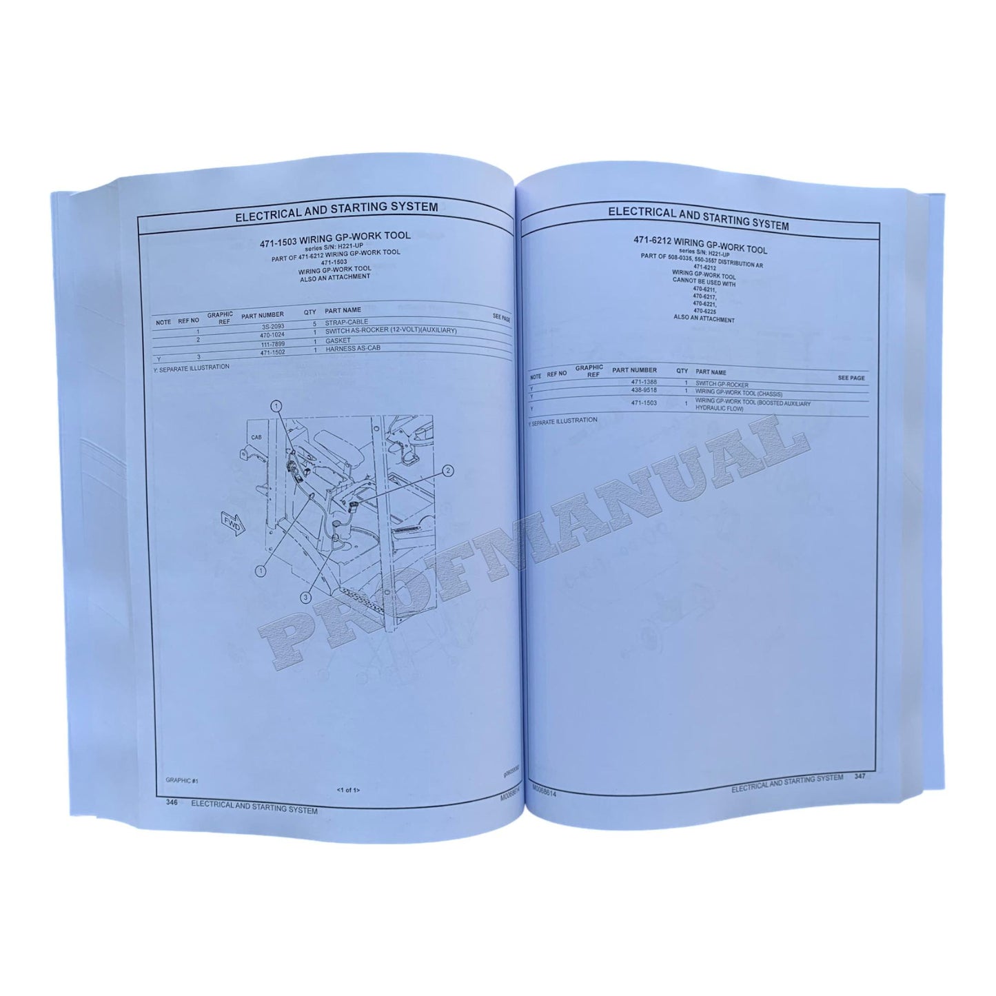 Ersatzteilkatalog für den kompakten Radlader Caterpillar Cat 910M, Handbuch M0068614