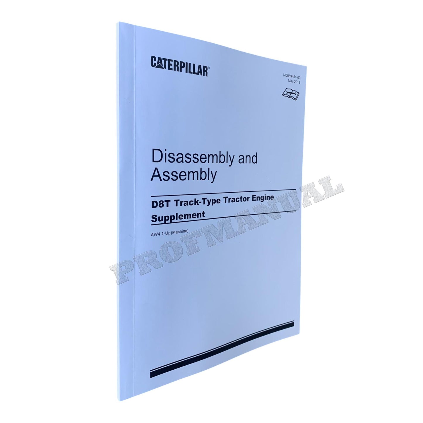 Caterpillar D8T Track Tractor Engine Supplement Manual Disassembly Assem AW41 Up