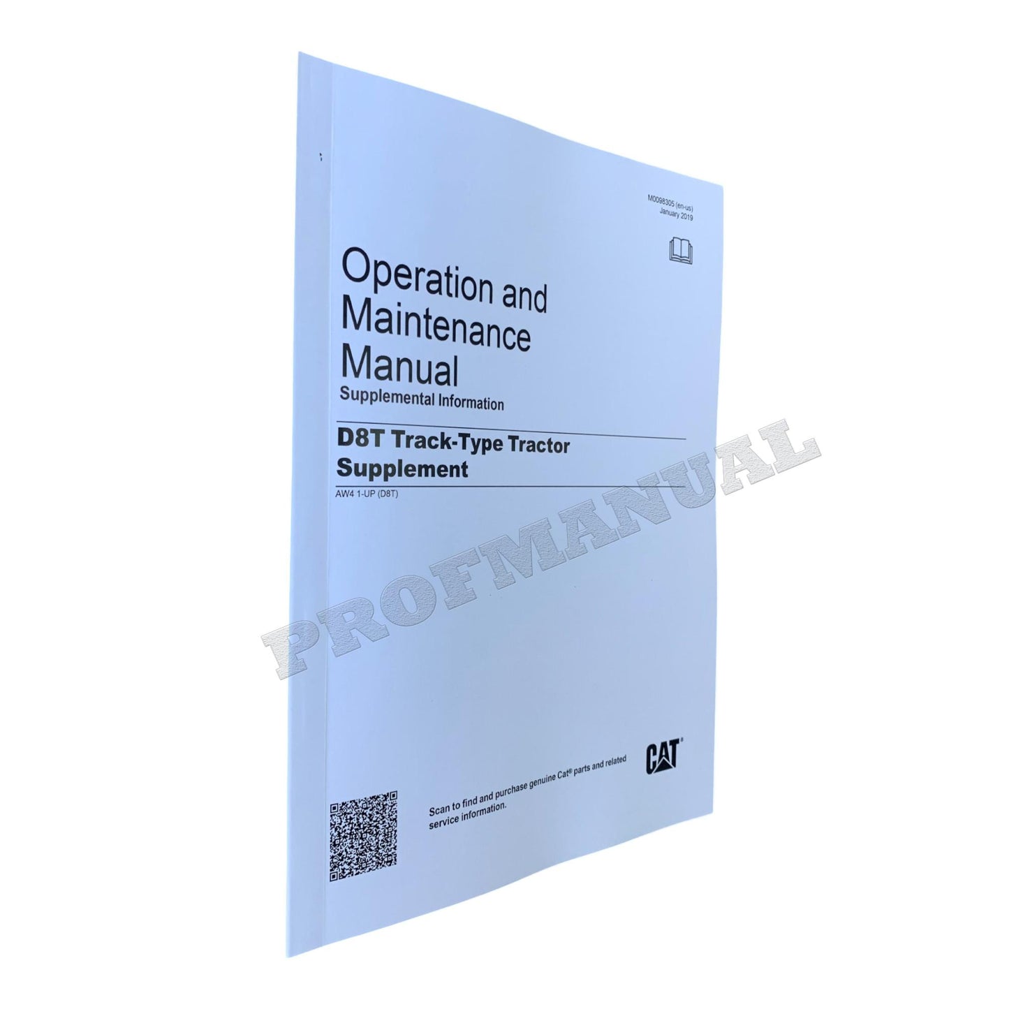 Caterpillar D8T Track Type Tractor Operators Maintenance Manual ser AW41-Up +SUPPLEM