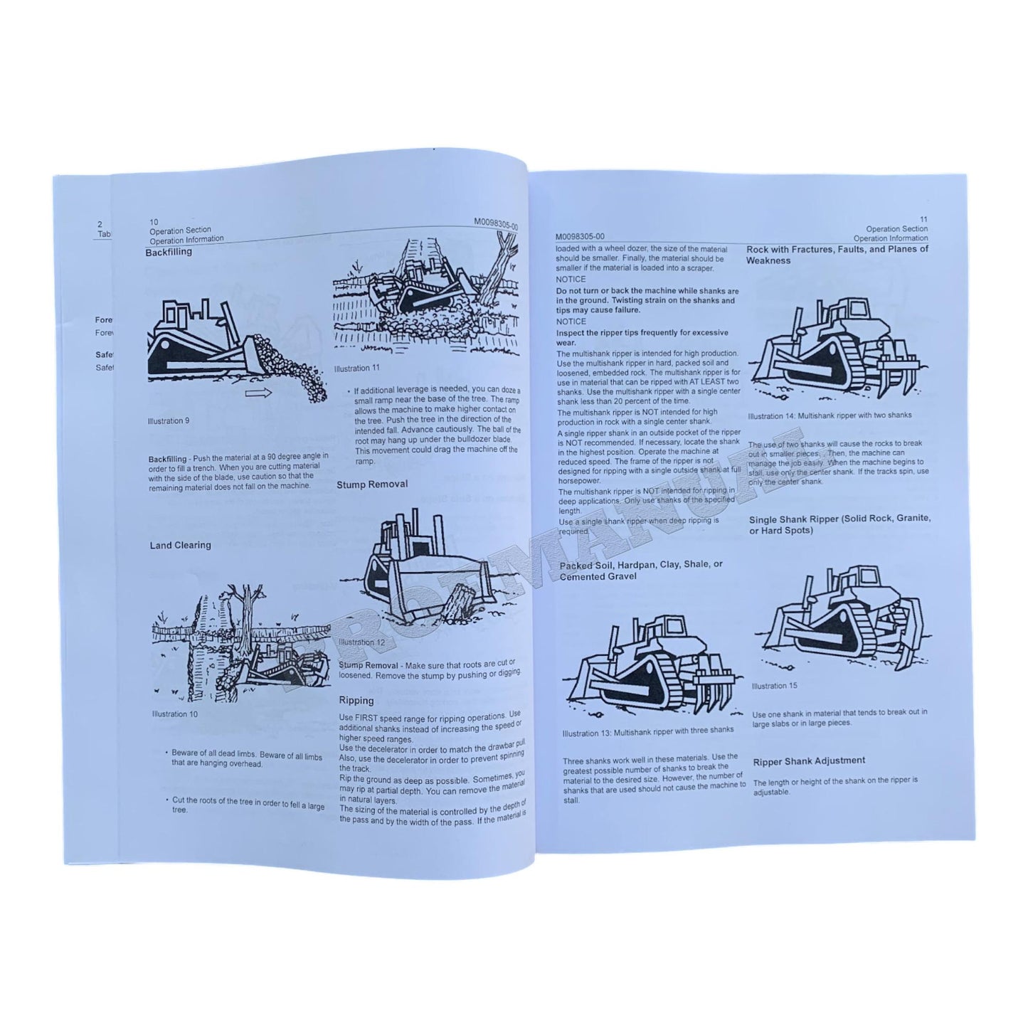 Caterpillar D8T Track Type Tractor Operators Maintenance Manual ser AW41-Up +SUPPLEM