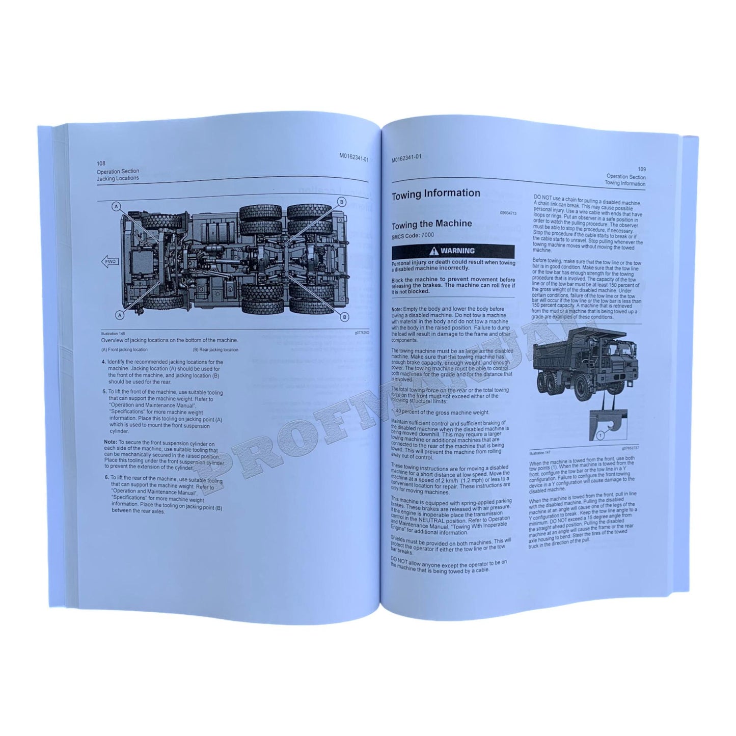 Caterpillar Cat 706 Wide Body Truck Operators Maintenance Manual