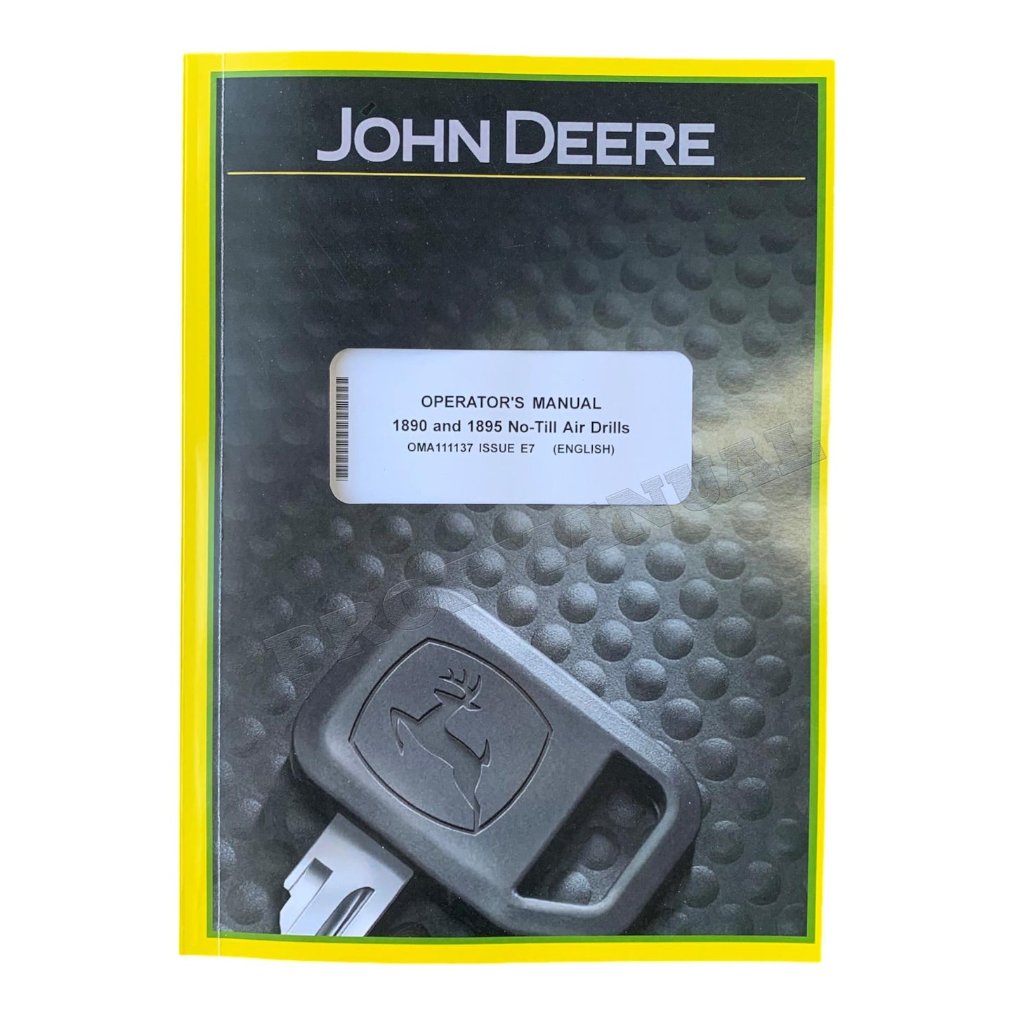 JOHN DEERE 1890  1895 SFP AIR DRILL OPERATORS MANUAL