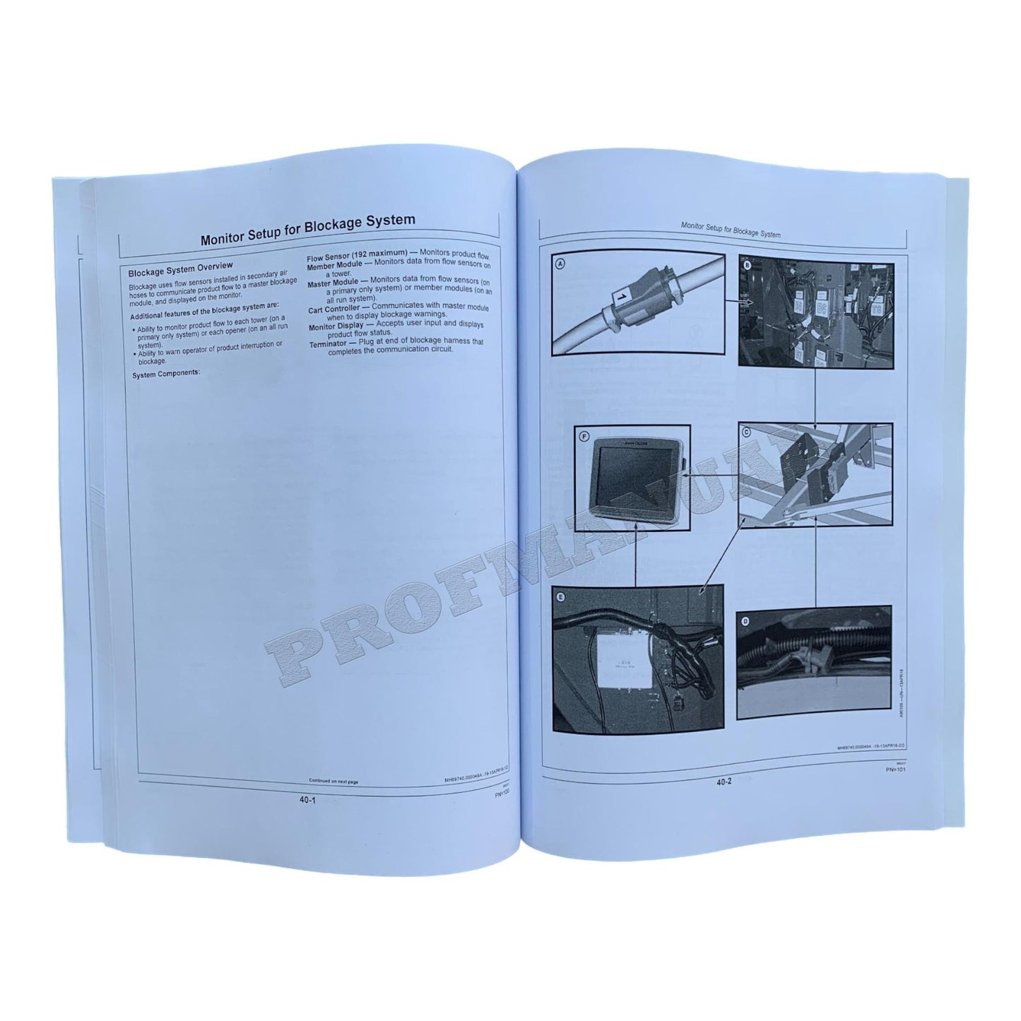 JOHN DEERE 1890  1895 SFP AIR DRILL OPERATORS MANUAL