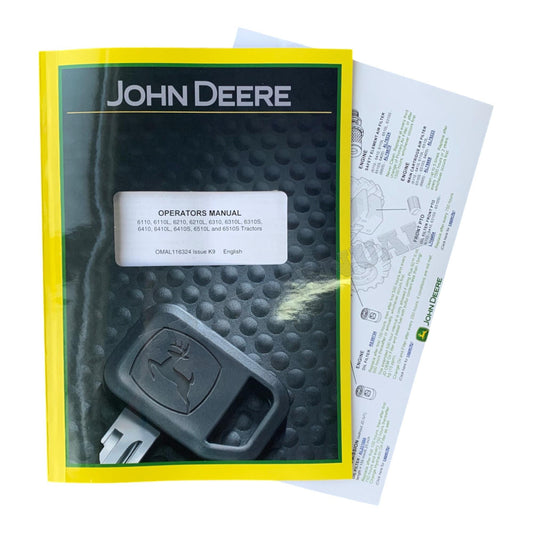 MANUEL D'UTILISATION DU TRACTEUR JOHN DEERE 6110 6210 6310 6410 6110L 6310S