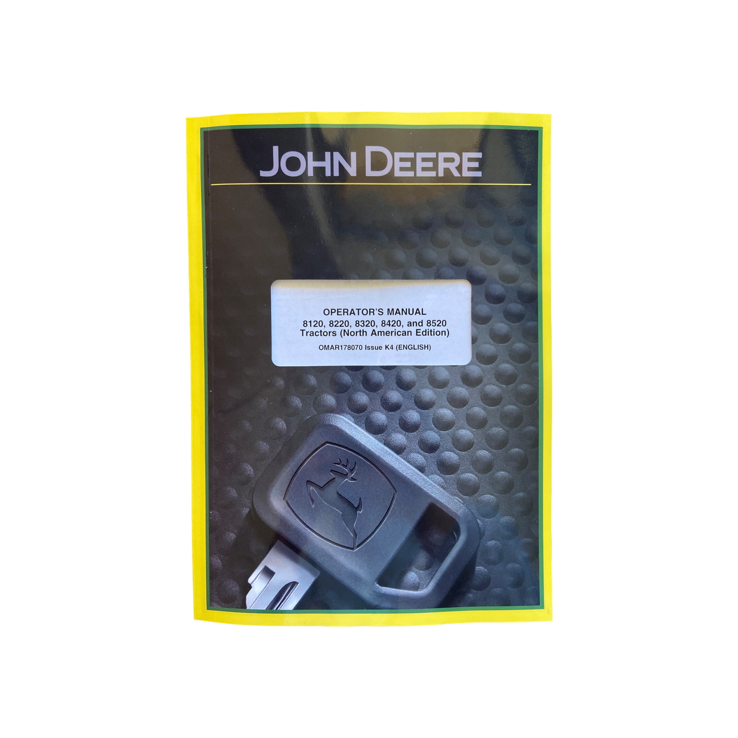 JOHN DEERE 8520 TRAKTOR BEDIENER TEST REPARATURTEILE KATALOG 4 HANDBÜCHER