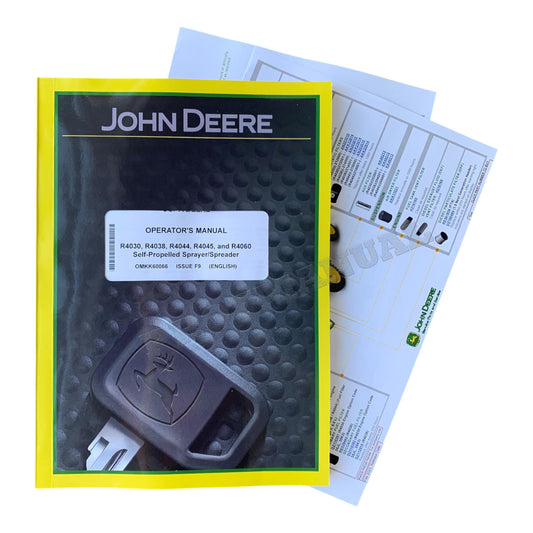 MANUEL D'UTILISATION DU PULVÉRISATEUR JOHN DEERE R4030 R4038 R4044 R4045 R4060 200001-