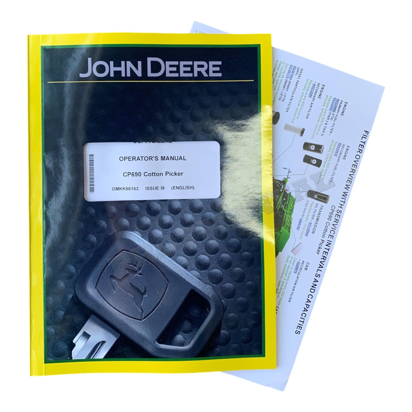 JOHN DEERE CP690 COTTON PICKER OPERATORS MANUAL SN 080001- + !BONUS!