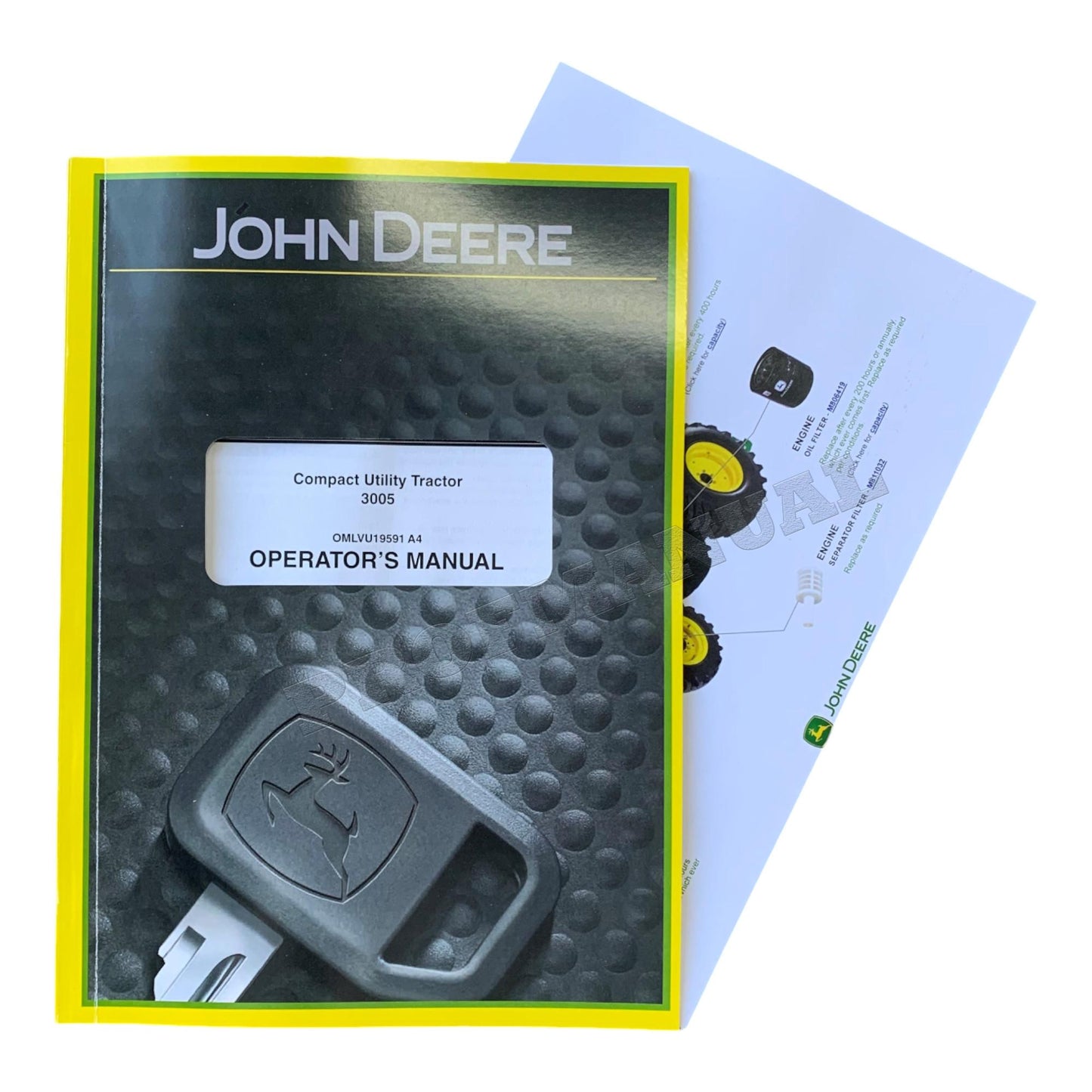 JOHN DEERE 3005 TRACTOR OPERATORS MANUAL + !BONUS!