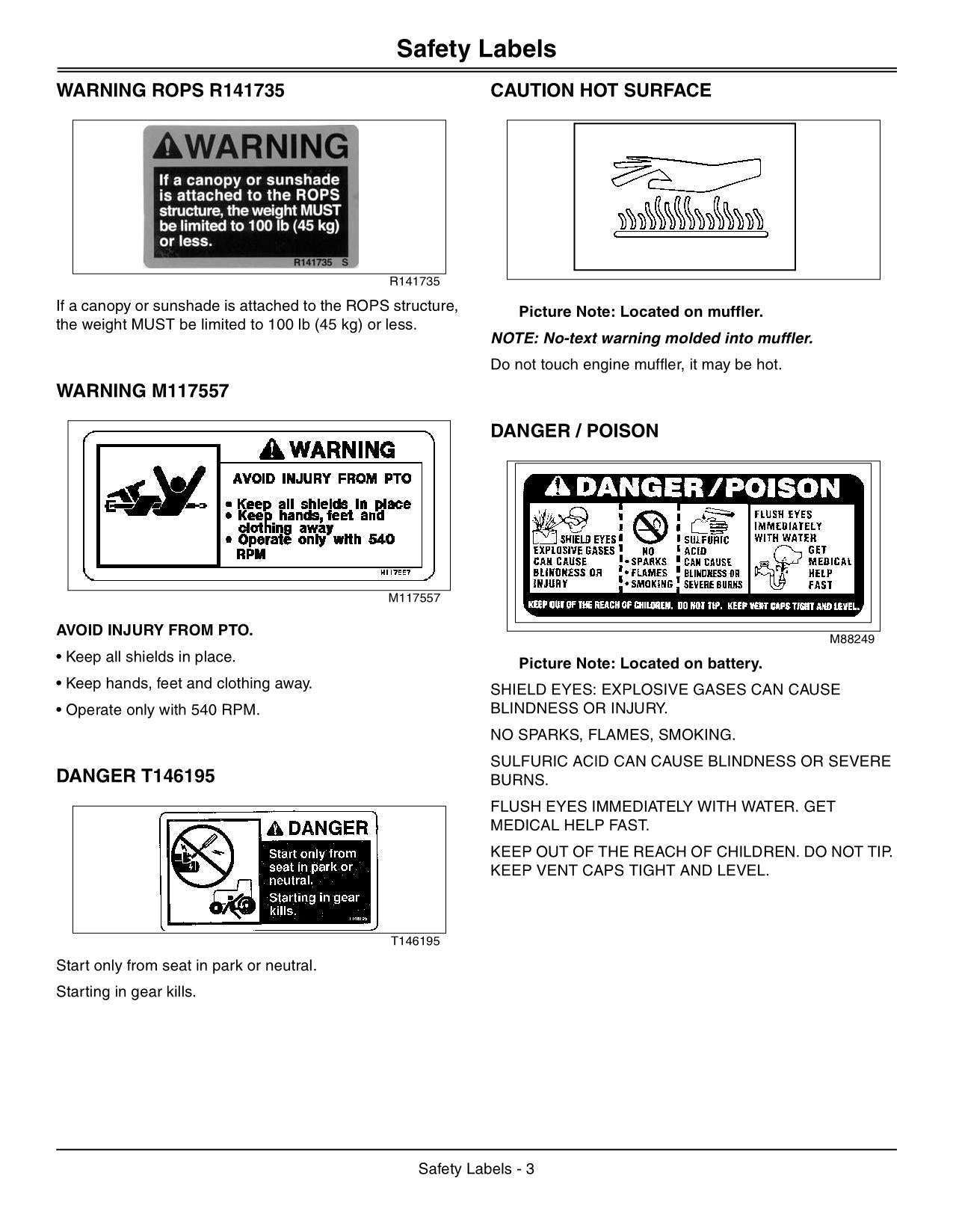 JOHN DEERE 3032E 3038E TRACTOR OPERATORS MANUAL AUSTRALIA 710001-