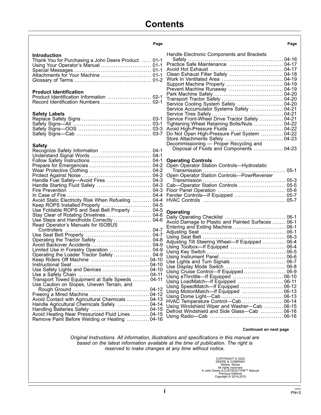 JOHN DEERE 4044M 4044R 4052R 4052M 4066M TRACTOR OPERATORS MANUAL + !BONUS!