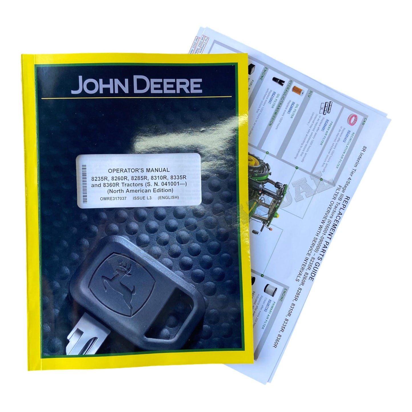 JOHN DEERE 8360R 8335R 8310R 8235R 8260R 8285R TRACTOR OPERATORS MANUAL +!BONUS!