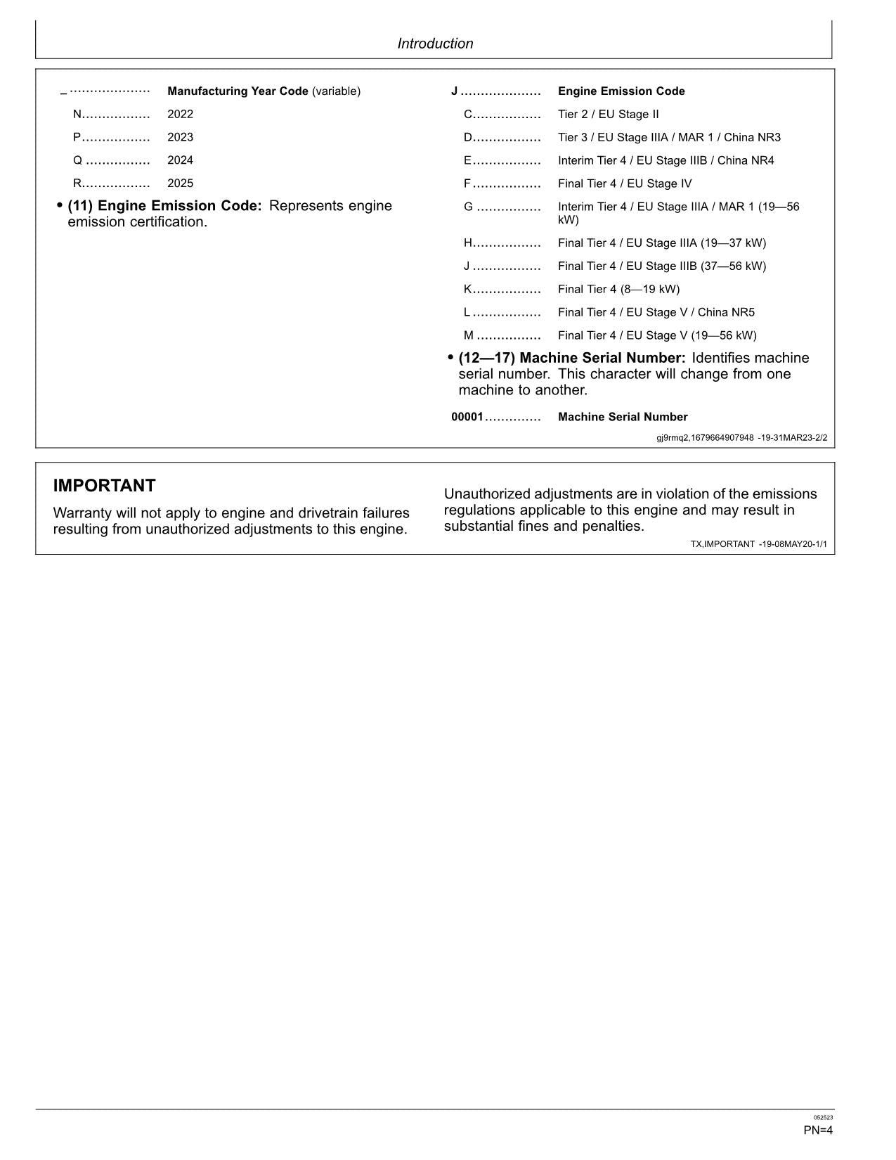 JOHN DEERE 60 P EXCAVATOR OPERATOR MANUAL ser _J_00001—