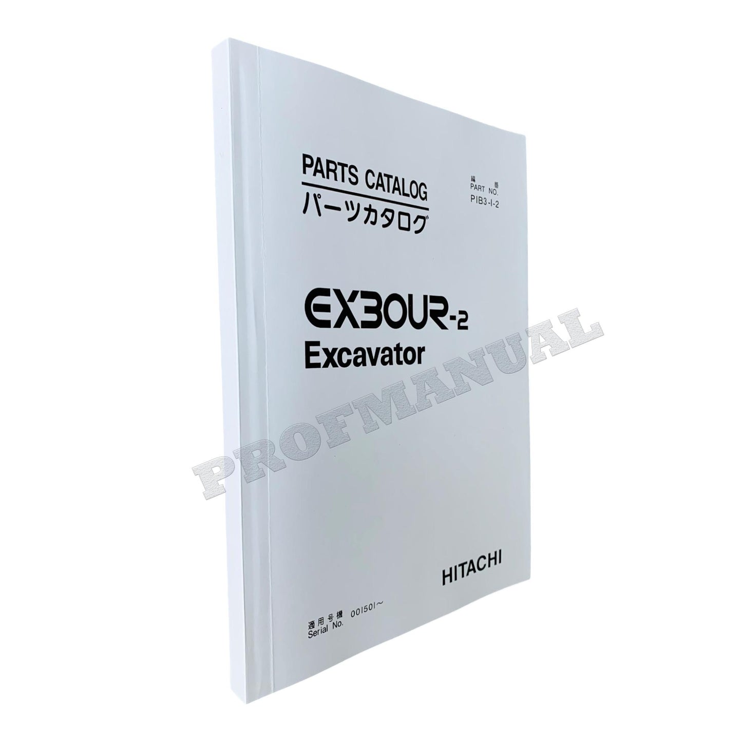 Hitachi EX30UR-2 excavator parts catalog manual