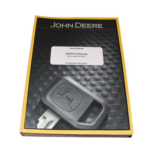 JOHN DEERE 544J  LOADER PARTS CATALOG MANUAL sn 611800-