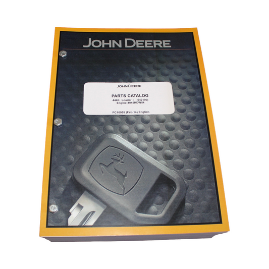 JOHN DEERE 444K LOADER PARTS CATALOG MANUAL PC10055