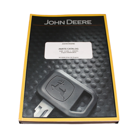 JOHN DEERE 524K LOADER PARTS CATALOG MANUAL sn -642245