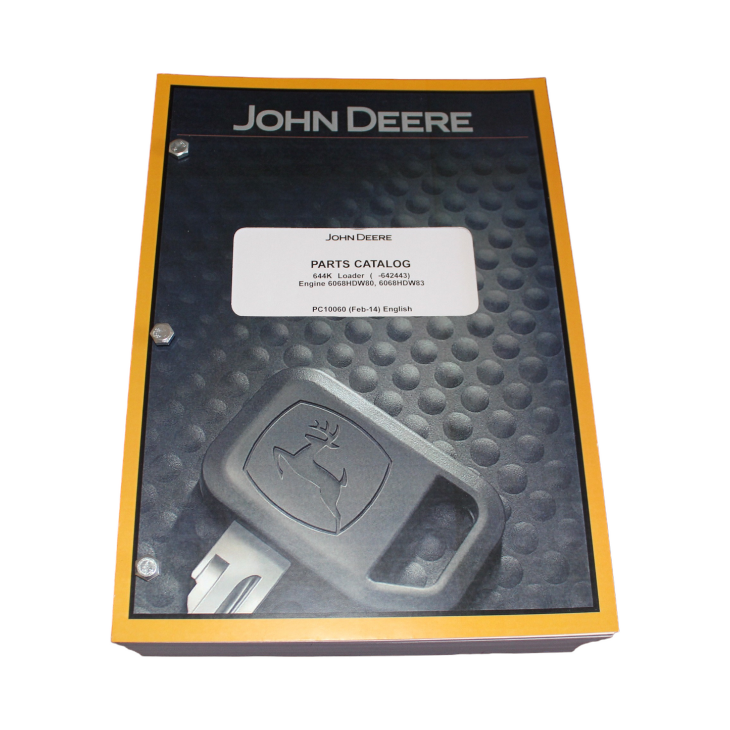 JOHN DEERE 644K LOADER PARTS CATALOG MANUAL  -642443