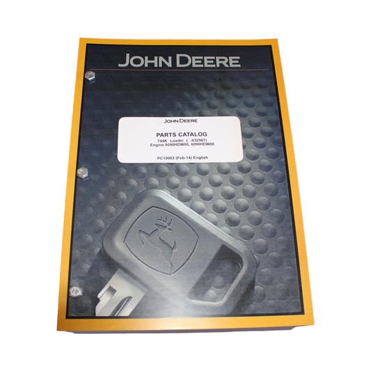 JOHN DEERE 744K LOADER PARTS CATALOG MANUAL sn -632967