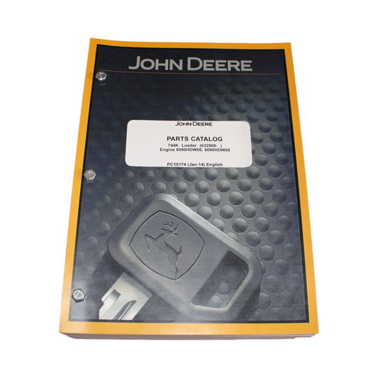 MANUEL DU CATALOGUE DES PIÈCES DE RECHANGE POUR CHARGEUSE JOHN DEERE 744K PIN : 1DW744K C632968—664100 