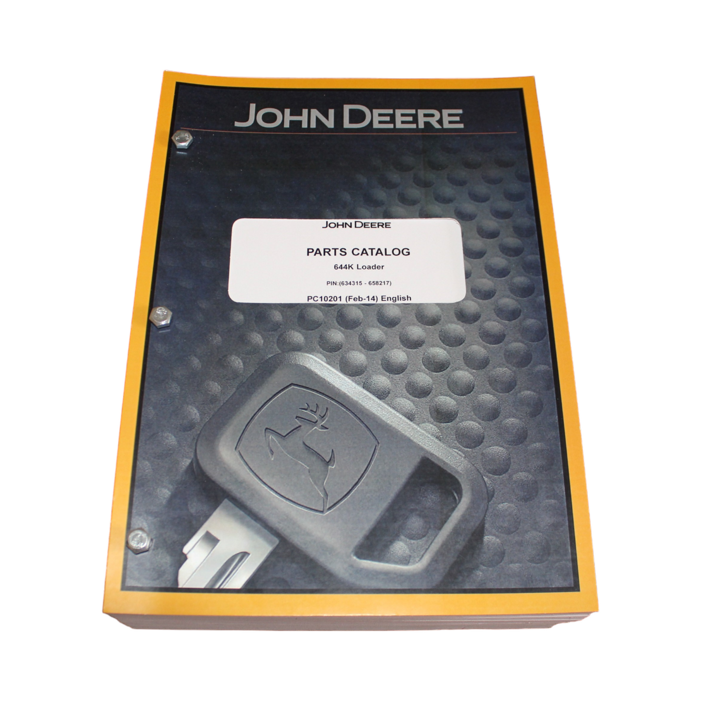 MANUEL DU CATALOGUE DES PIÈCES DE RECHANGE POUR CHARGEUSE JOHN DEERE 644K #2