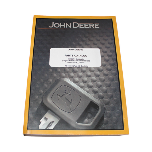 JOHN DEERE 350GLC EXCAVATOR PARTS CATALOG MANUAL sn D808001—