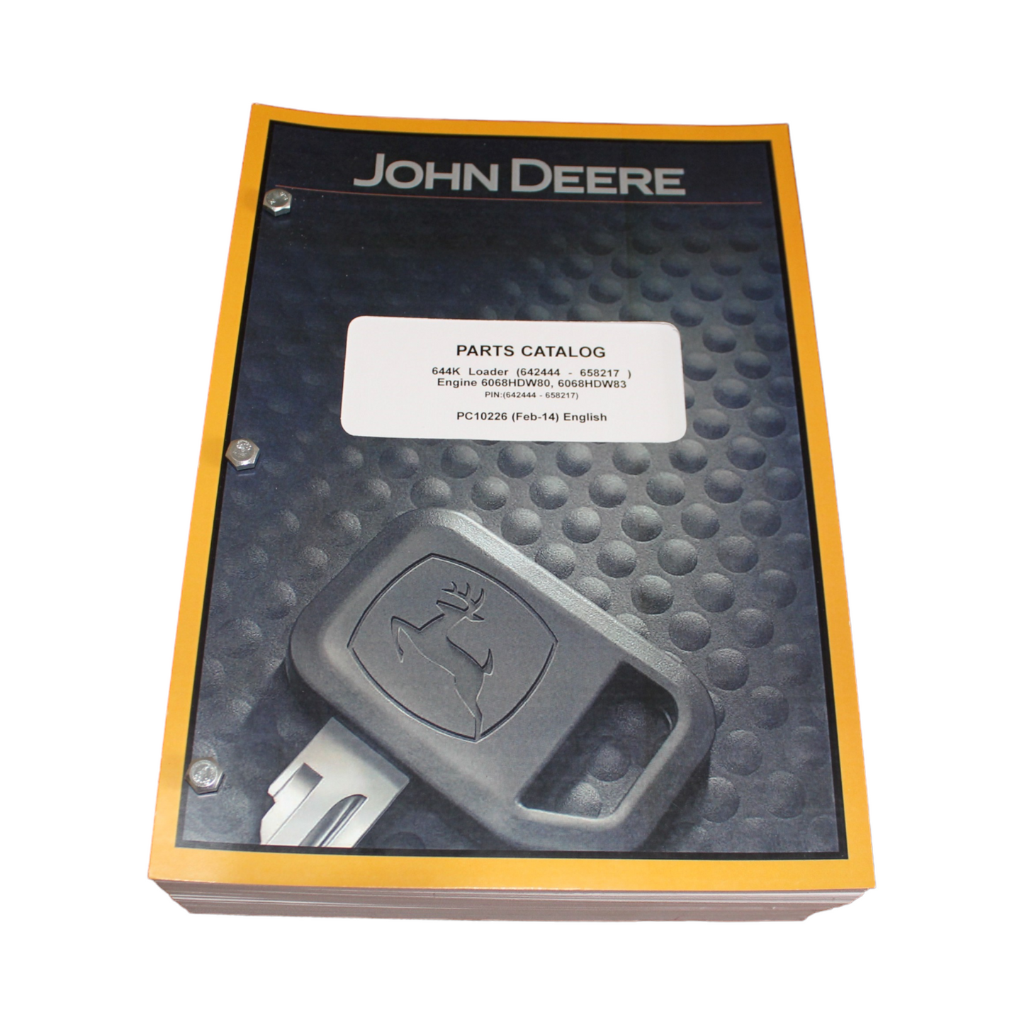 MANUEL DU CATALOGUE DES PIÈCES DU CHARGEUR JOHN DEERE 644K 642444- 