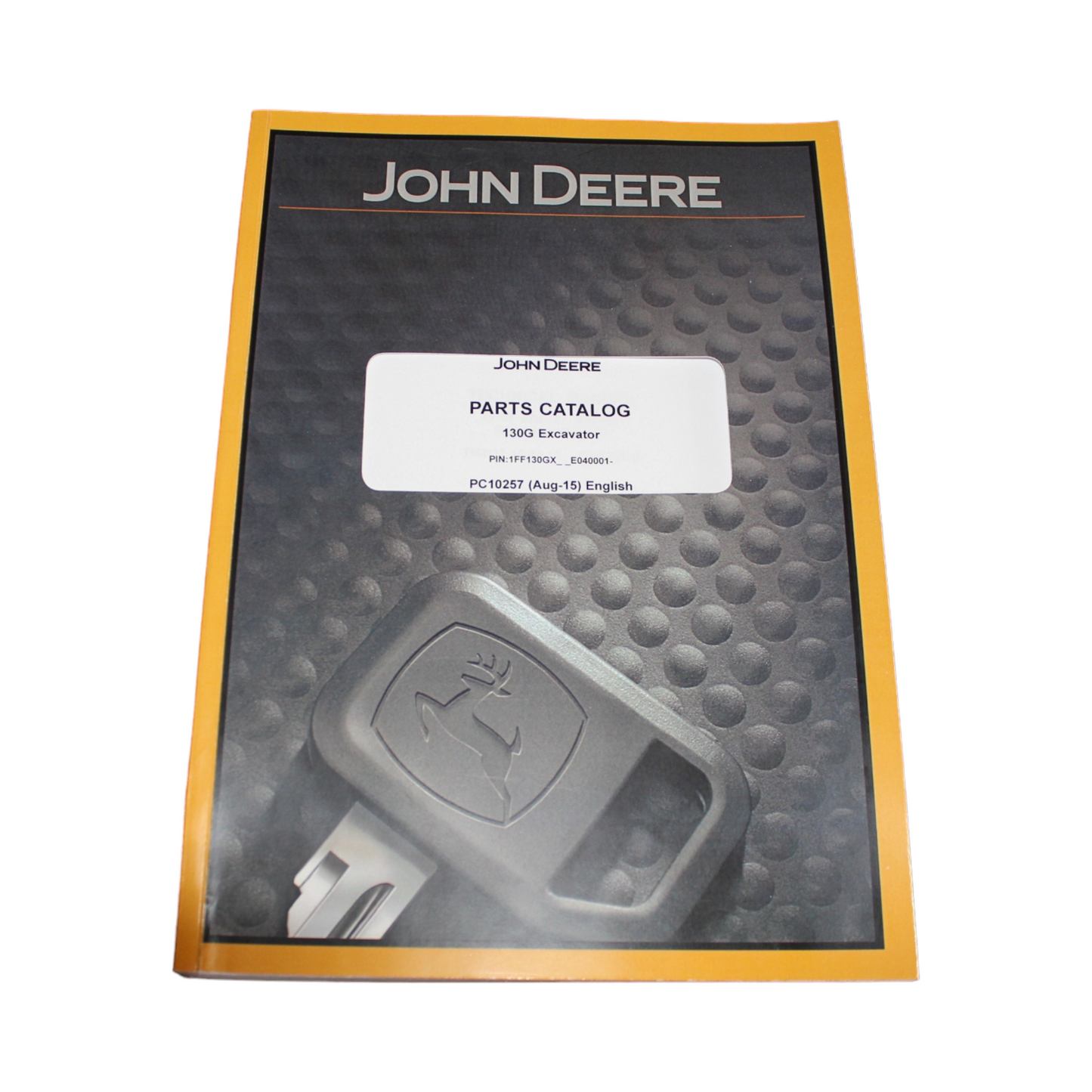 JOHN DEERE 130G  EXCAVATOR PARTS CATALOG MANUAL ser E040001—