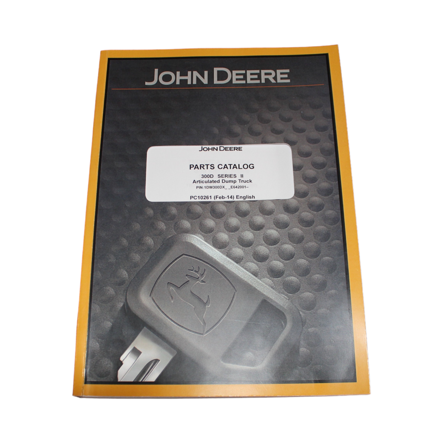 JOHN DEERE 300D DUMP TRUCK PARTS CATALOG MANUAL