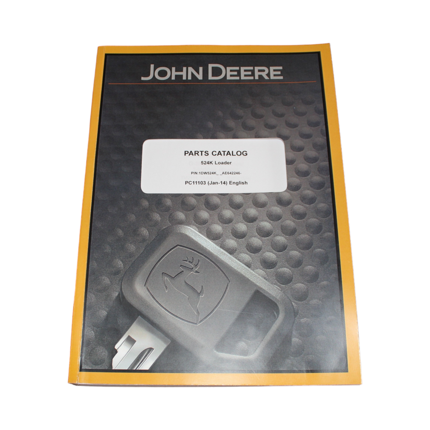 JOHN DEERE 524K LOADER PARTS CATALOG MANUAL