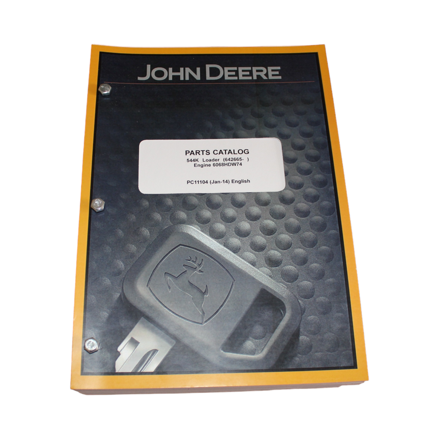 JOHN DEERE 544K LOADER PARTS CATALOG MANUAL sn 642665-