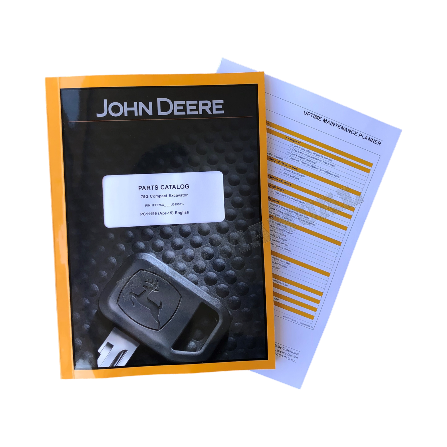 JOHN DEERE 75G BAGGER ERSATZTEILKATALOGHANDBUCH 