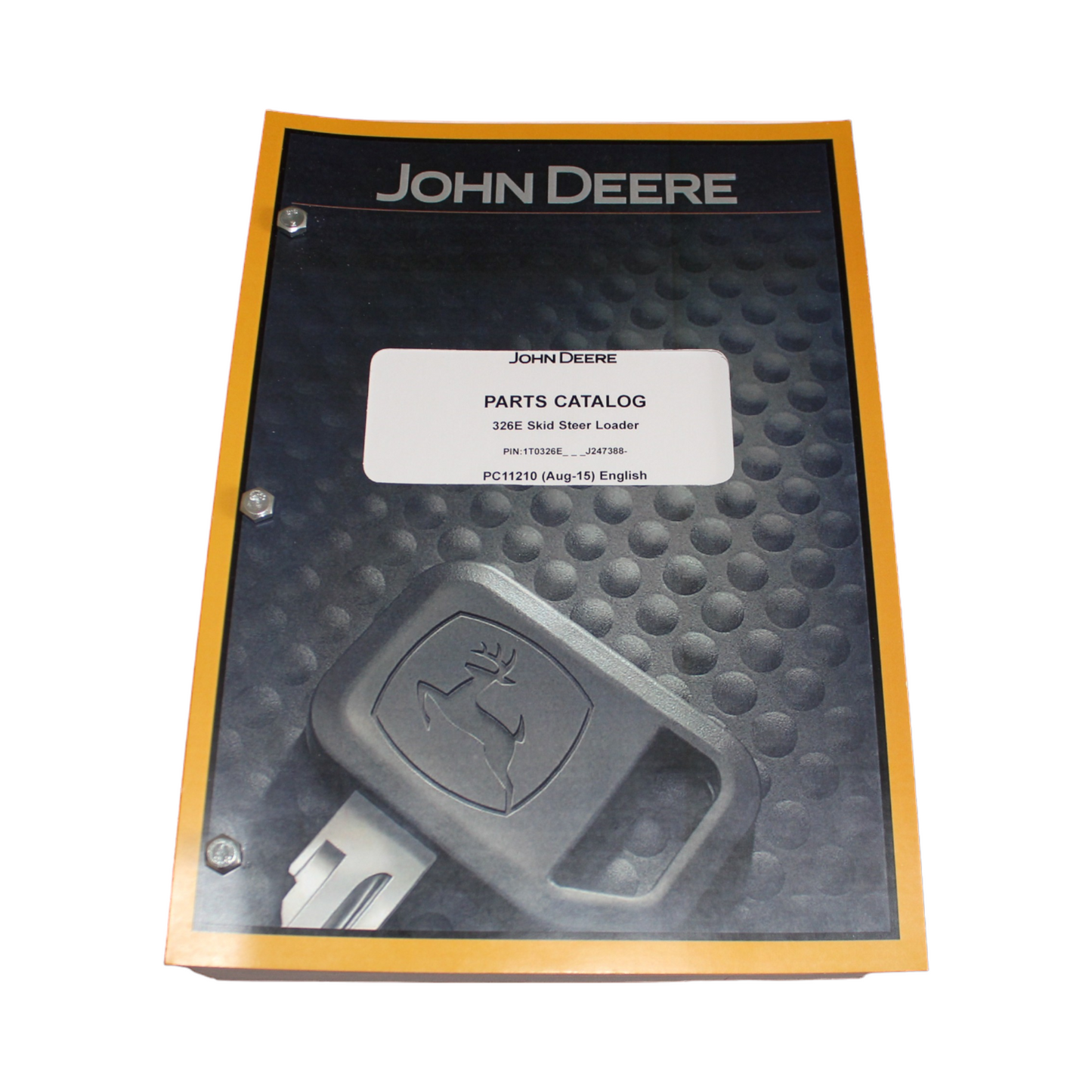 JOHN DEERE 326E SKID STEER PARTS CATALOG MANUAL