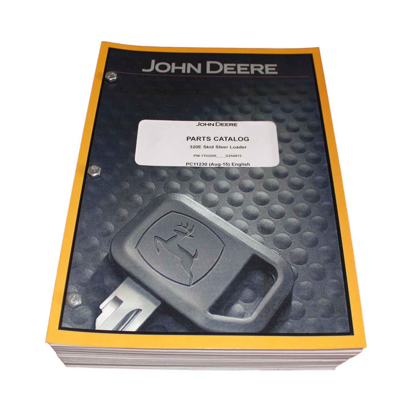 MANUEL DU CATALOGUE DES PIÈCES DE LA CHARGEUSE COMPACTE JOHN DEERE 320E 1T0320E_G254913- 