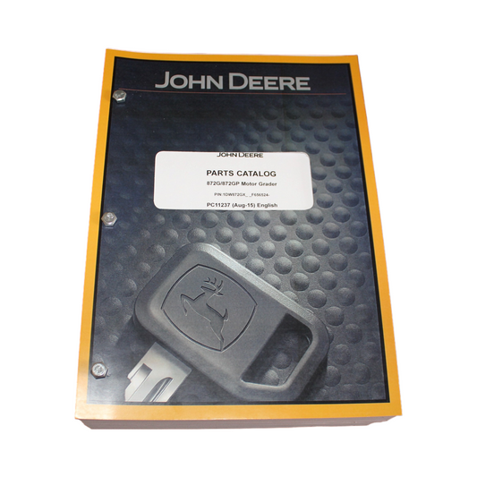 JOHN DEERE 870G, 872GP  GRADER PARTS CATALOG MANUAL