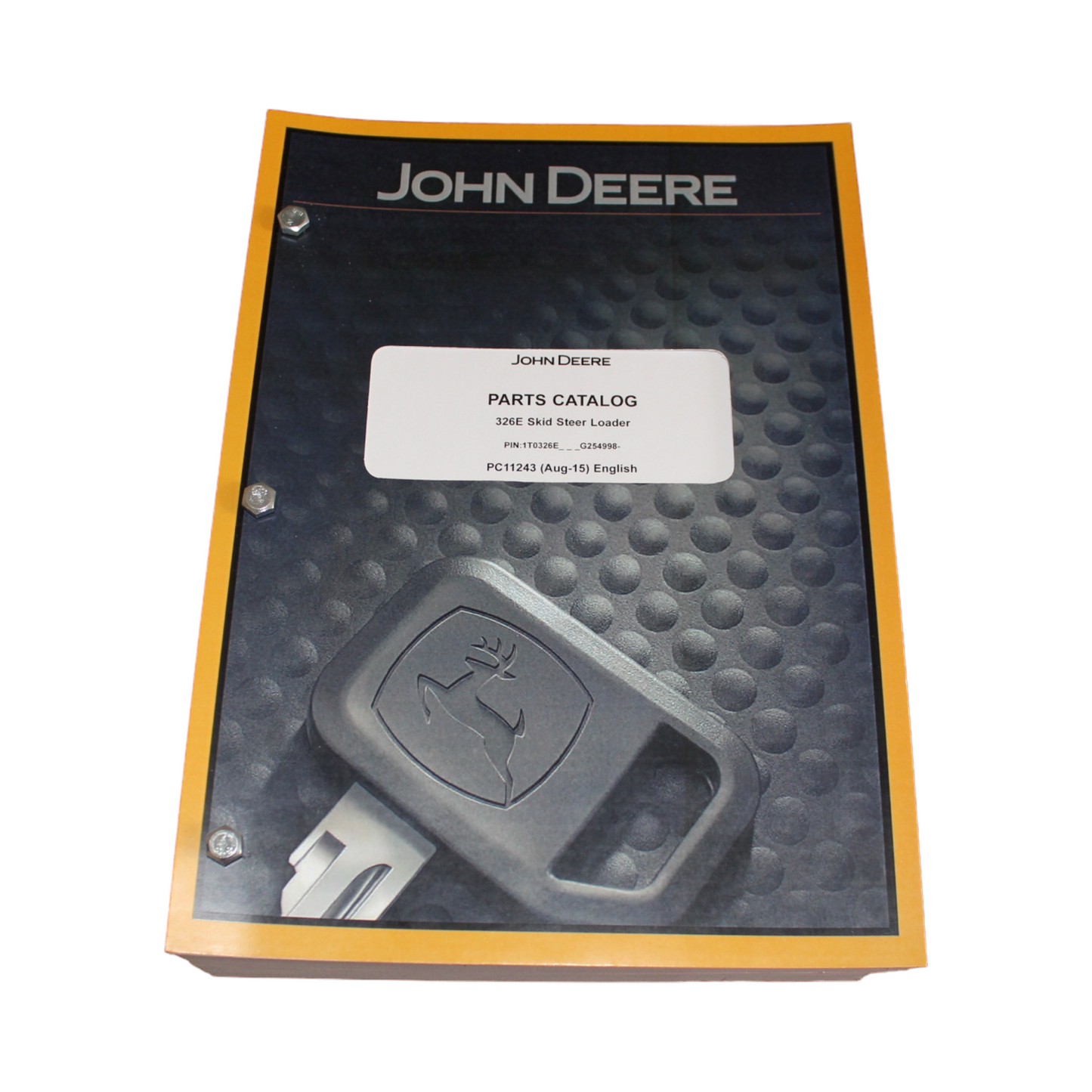 MANUEL DU CATALOGUE DES PIÈCES DE LA CHARGEUSE COMPACTE JOHN DEERE 318E 1T0326E_G254998- 