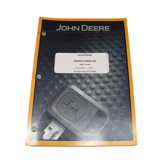 MANUEL DU CATALOGUE DES PIÈCES DU CHARGEUR JOHN DEERE 624K 1DW624K _F658065- 