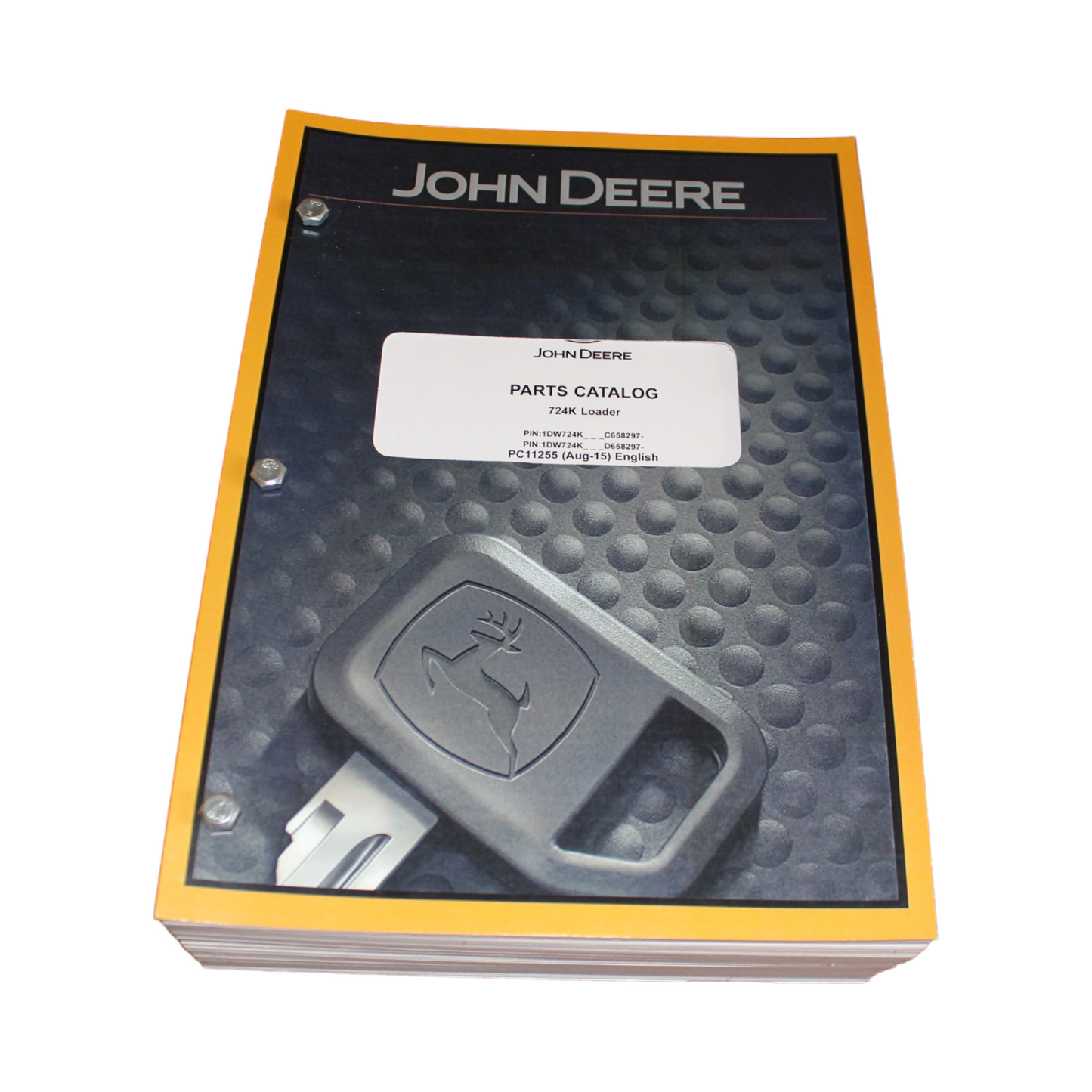 MANUEL DU CATALOGUE DES PIÈCES DU CHARGEUR JOHN DEERE 724K 1DW724K C658297- 