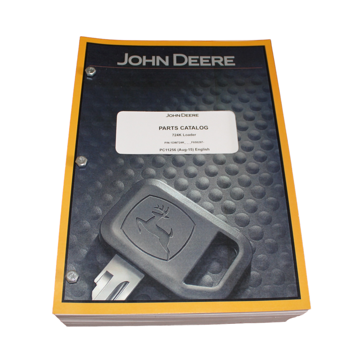 MANUEL DU CATALOGUE DES PIÈCES DU CHARGEUR JOHN DEERE 724K 1DW724K _ _ _F658297— 