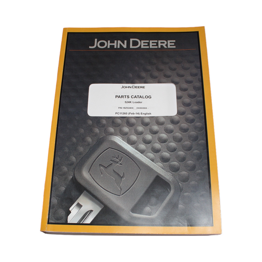 MANUEL DU CATALOGUE DES PIÈCES DU CHARGEUR JOHN DEERE 524K sn 1BZ524KX_ _D000001— 