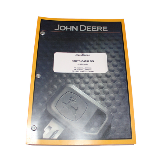 MANUEL DU CATALOGUE DES PIÈCES DU CHARGEUR JOHN DEERE 624K 1BZ624KX C00001- 