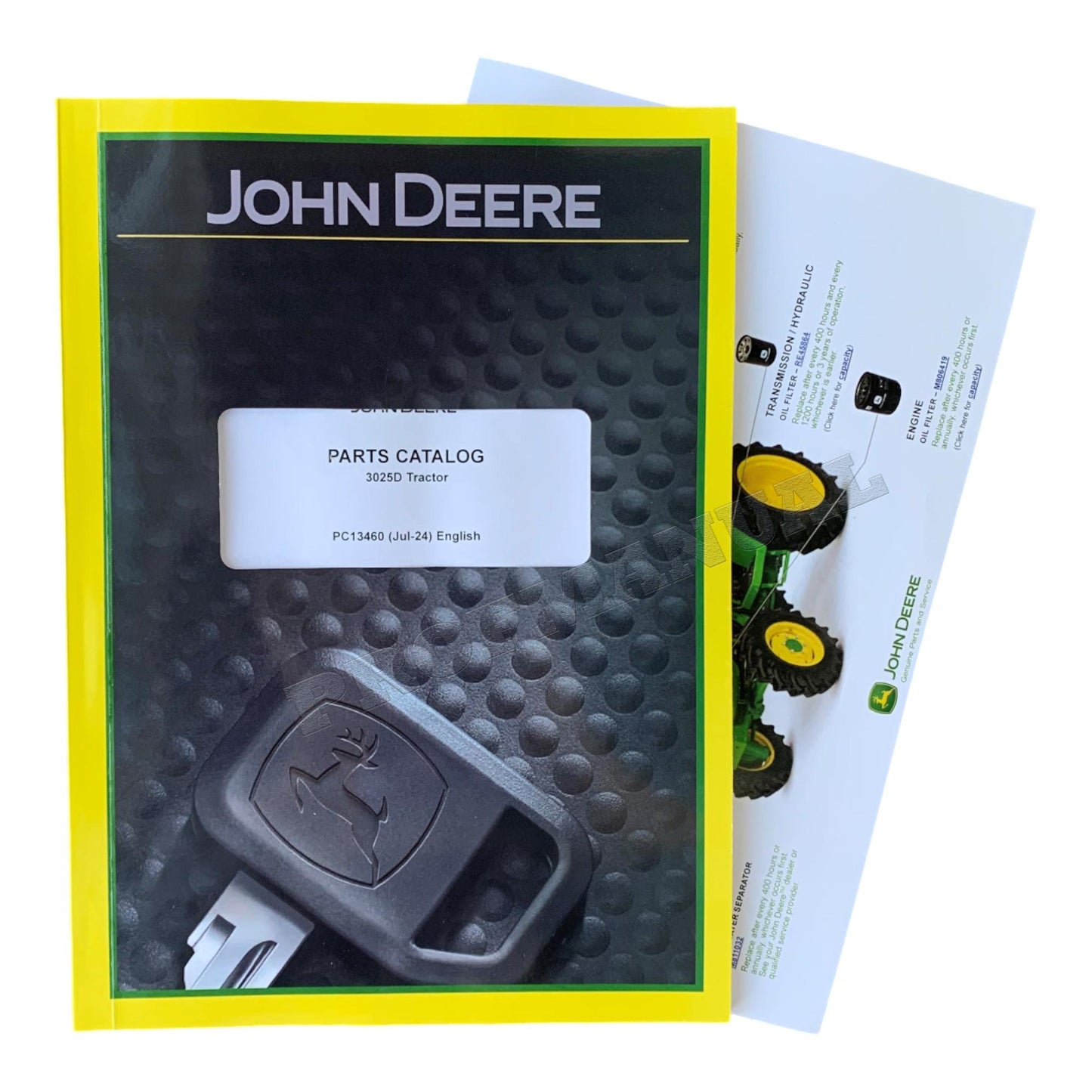 JOHN DEERE 3025D TRAKTOR-TEILEKATALOGHANDBUCH