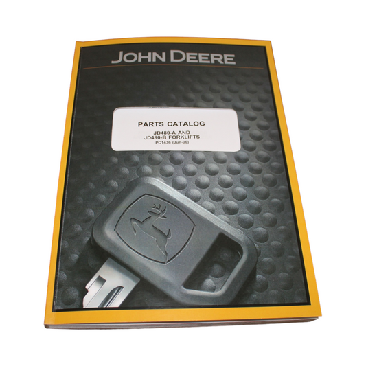 JOHN DEERE 480A 480B FORKLIFT  PARTS CATALOG MANUAL