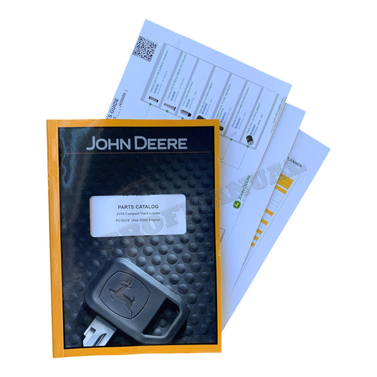 JOHN DEERE 317G SKID STEER PARTS CATALOG MANUAL SN J366358- +!BONUS!