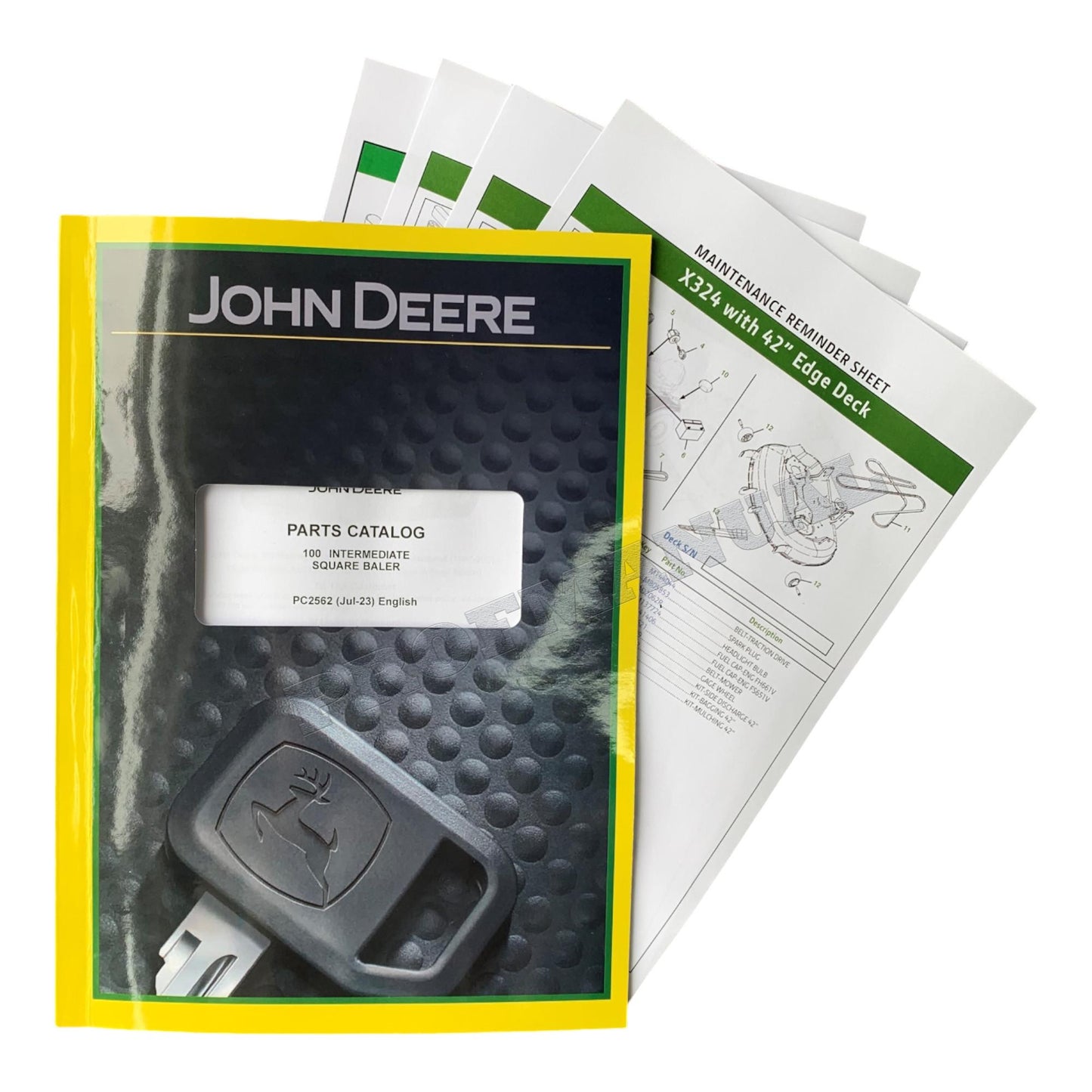 JOHN DEERE 100 INTERMEDIATE SQUARE BALER PARTS CATALOG MANUAL + !BONUS!