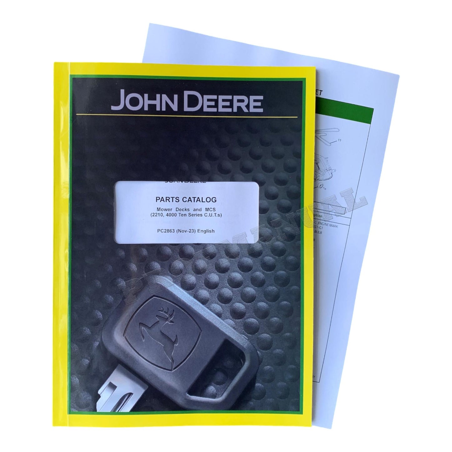 JOHN DEERE 2210 4000  MOWERS PARTS CATALOG MANUAL PC2863 + !BONUS!