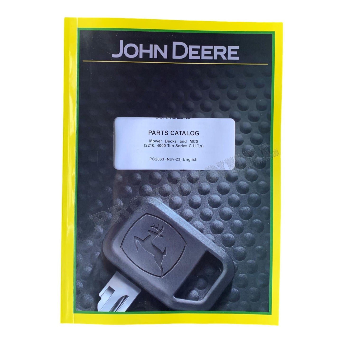 JOHN DEERE 2210 4000  MOWERS PARTS CATALOG MANUAL PC2863 + !BONUS!