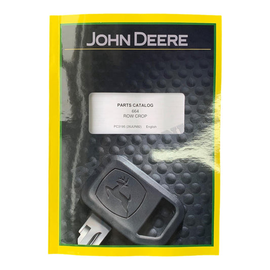 JOHN DEERE 664 HEADER PARTS CATALOG MANUAL