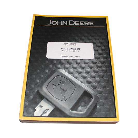 JOHN DEERE 444J LOADER PARTS CATALOG MANUAL sn -611274